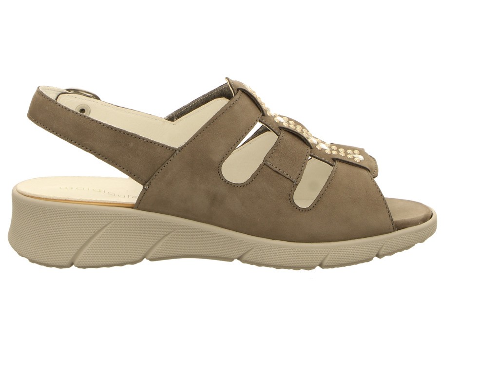 WALDLÄUFER Komfort Sandalen grau Kia