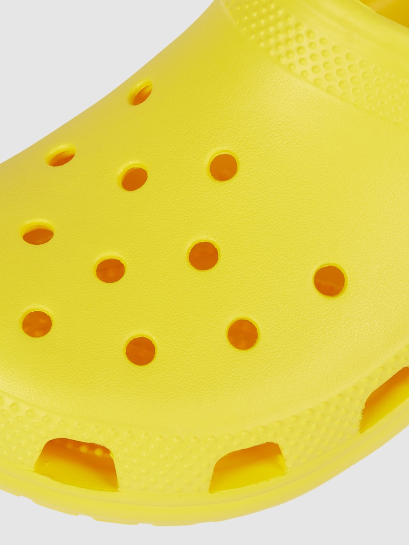 Clogs mit Fesselriemen in gelb