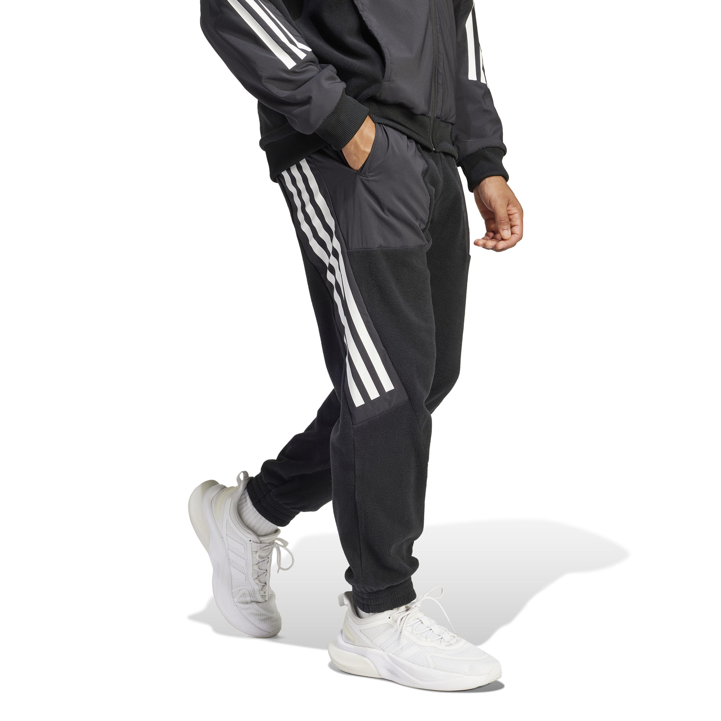 Future Icon 3 Stripes Trainingshose Herren - Schwarz, Weiß