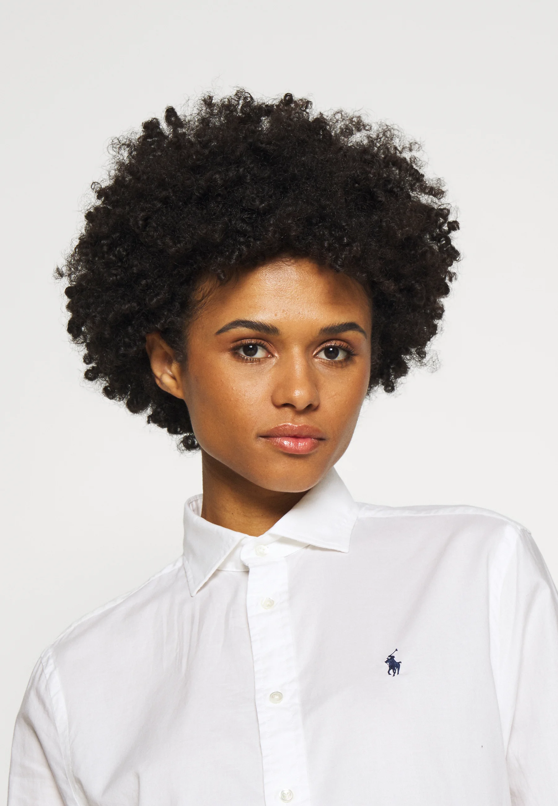 Camisa Polo Ralph Lauren de manga larga holgada con botones delanteros - Camisa