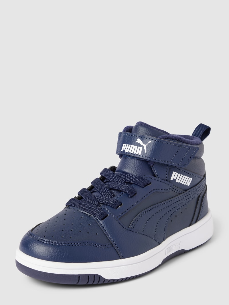 High Top Sneaker mit Label-Details Modell 'Rebound V6 Mid' in marineblau