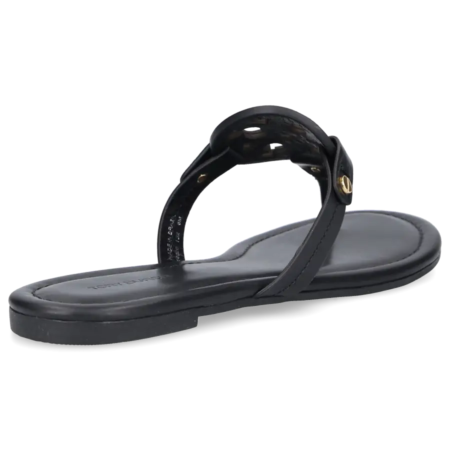 Tory Burch - Zehentrenner MILLER Ziegenleder - schwarz