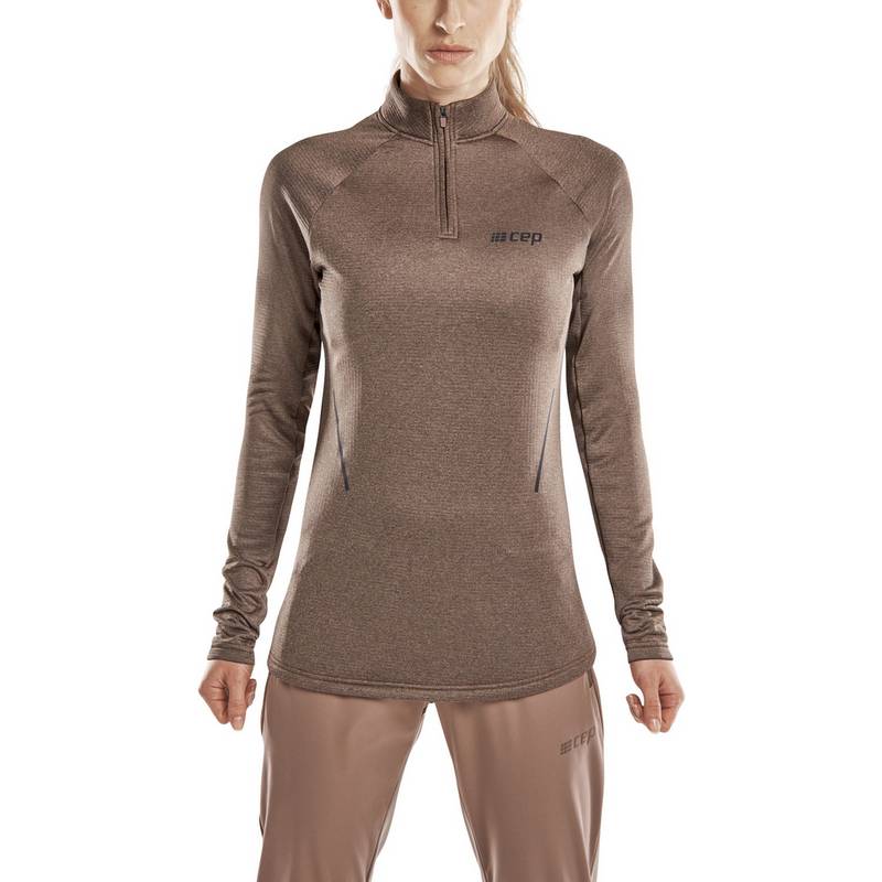 CEP Cold Weather Zip Shirt Longsleeve Laufshirt Damen