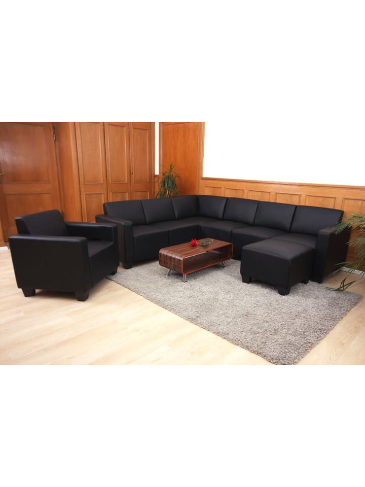 MCW Modular Sofa-System 6-2 Moncalieri, Schwarz günstig kaufen onesize
