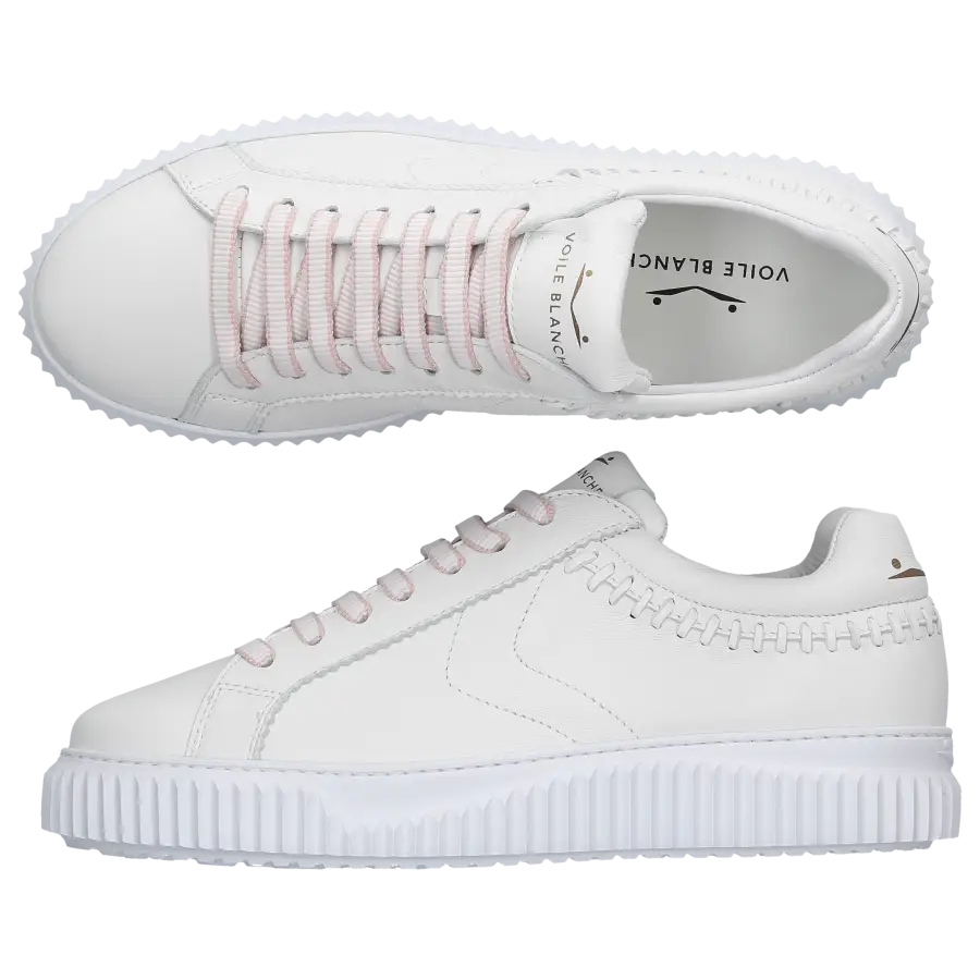 VOILE BLANCHE - Sneaker low LIPARI 2 Kalbsleder - weiß