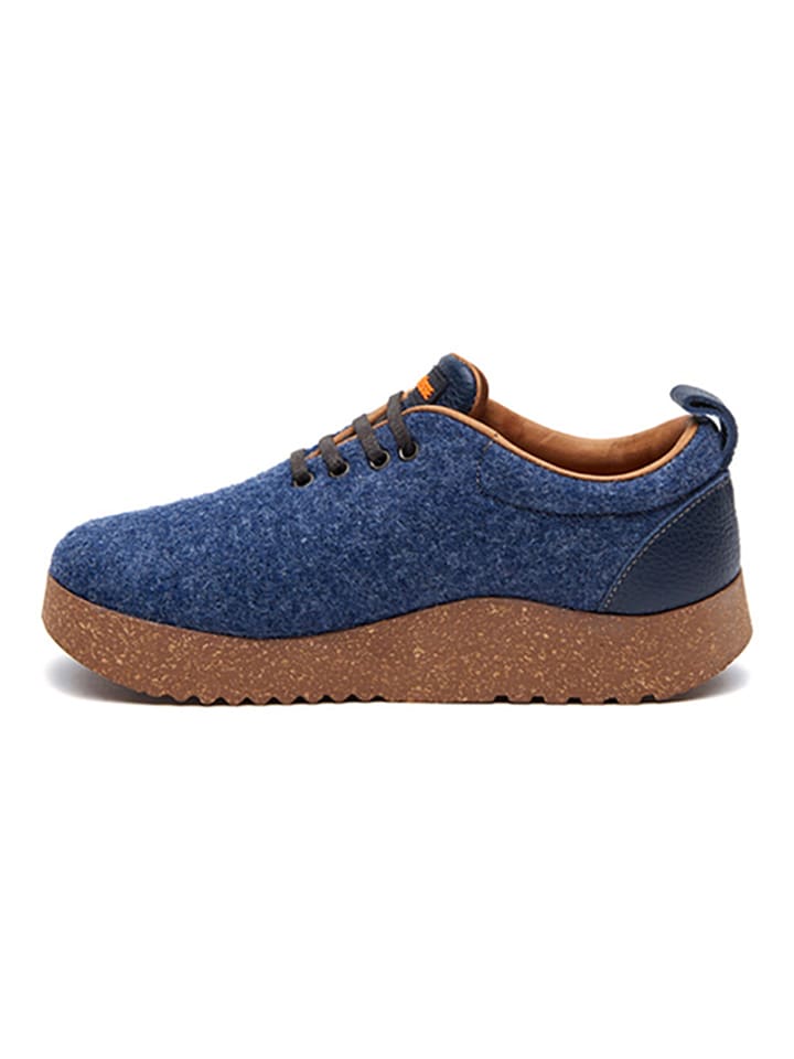 Comfortfusse Woll-Sneakers in Dunkelblau günstig kaufen
