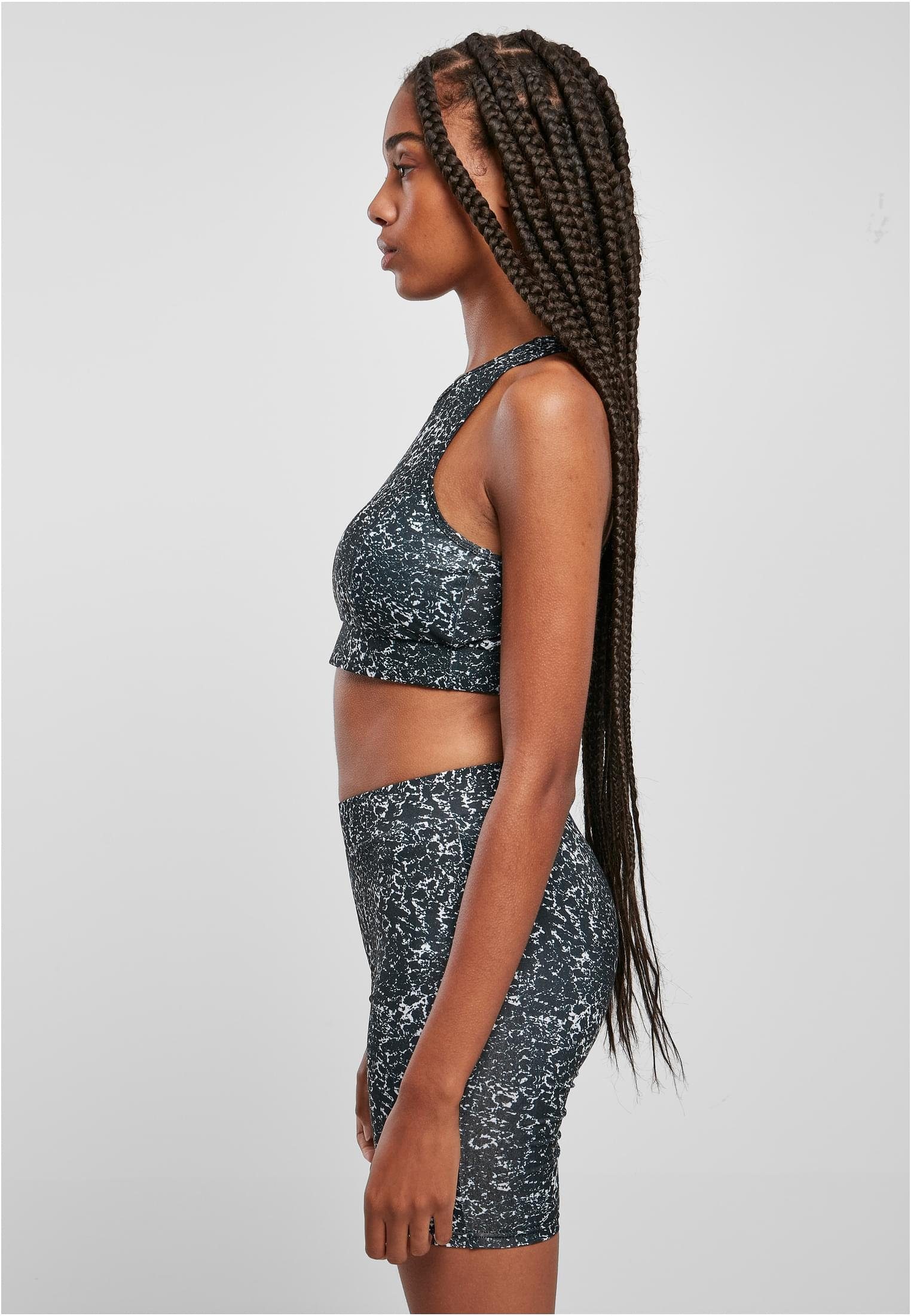 URBAN CLASSICS Sport-BH Damen Ladies Tie Dye Sports Bra