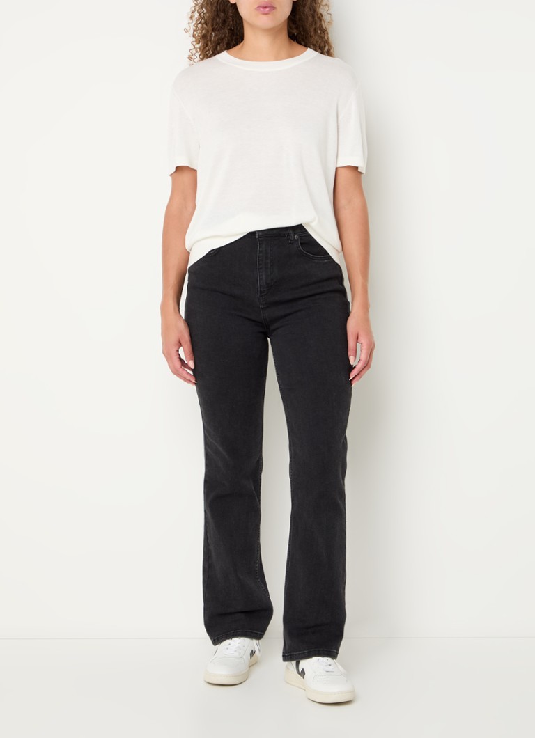 Benetton Fine-knit top in silk blend