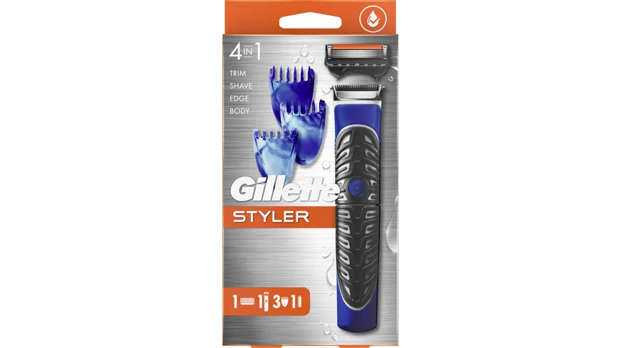 Gillette PROGLIDE Rasierer Styler mit 1 Klinge