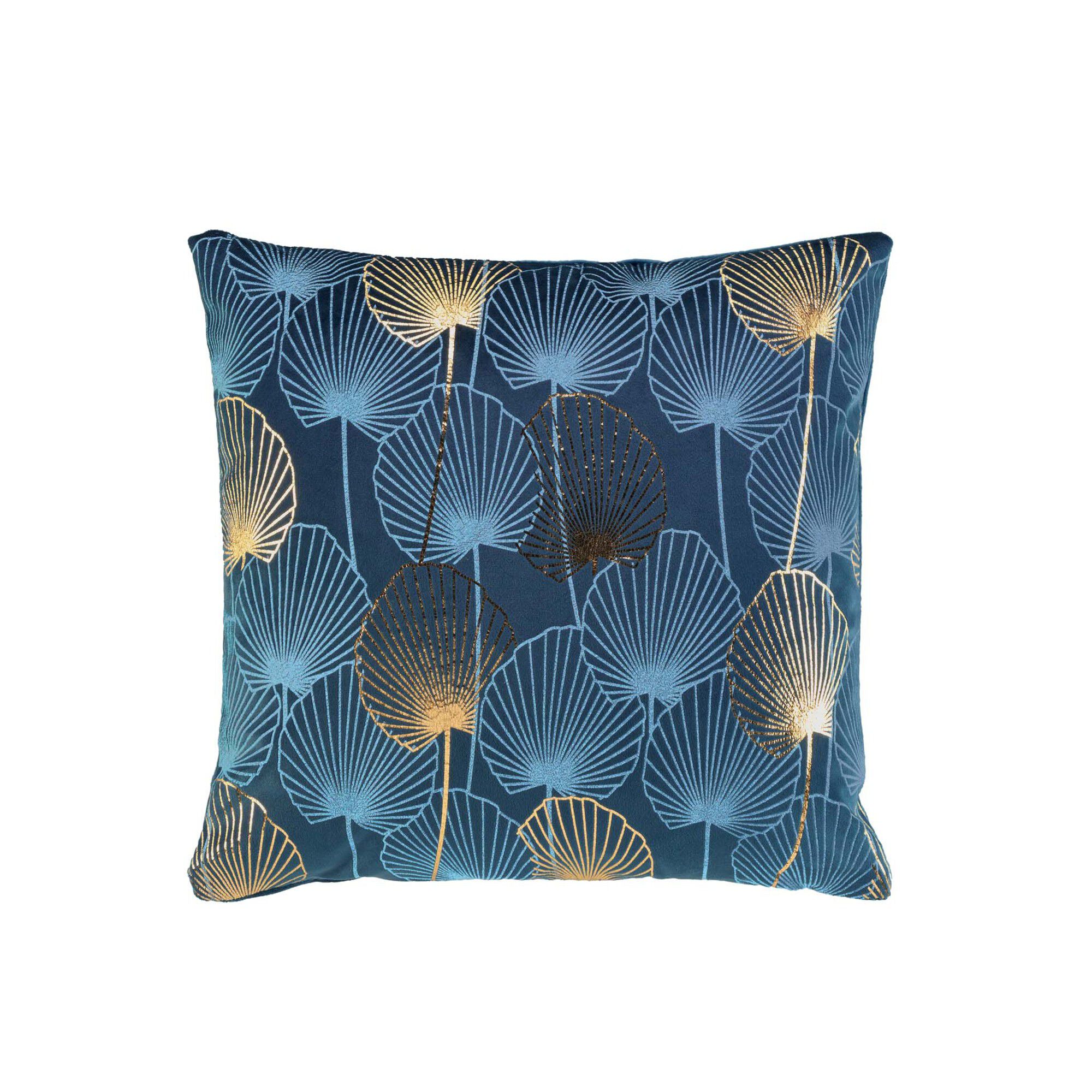 Coussin végétal dorure