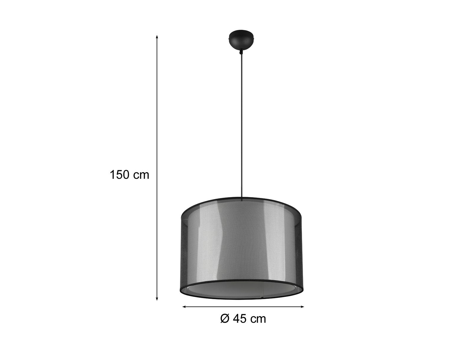 meineWunschleuchte LED Pendelleuchte, Dimmfunktion, LED wechselbar, Warmweiß, ausgefallen-e Designer-lampen einflammig für über-n Esstisch hängend