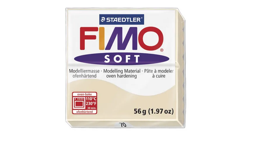 STAEDTLER FIMO SOFT MODELLIERMASSE SAHARA 56G 57 g