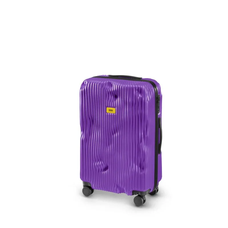Crash Baggage Stripe Trolley M (68 cm) - Grape Violet