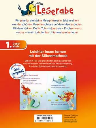 Leserabe mit Mildenberger Silbenmethode: Pimpinella Meerprinzessin und der Delfin