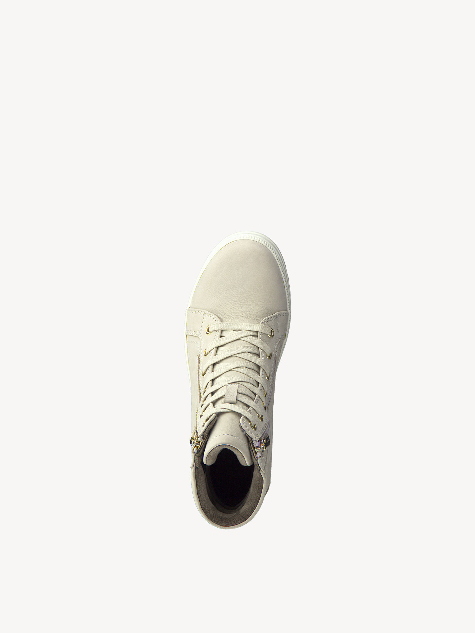 Bottine en cuir - beige