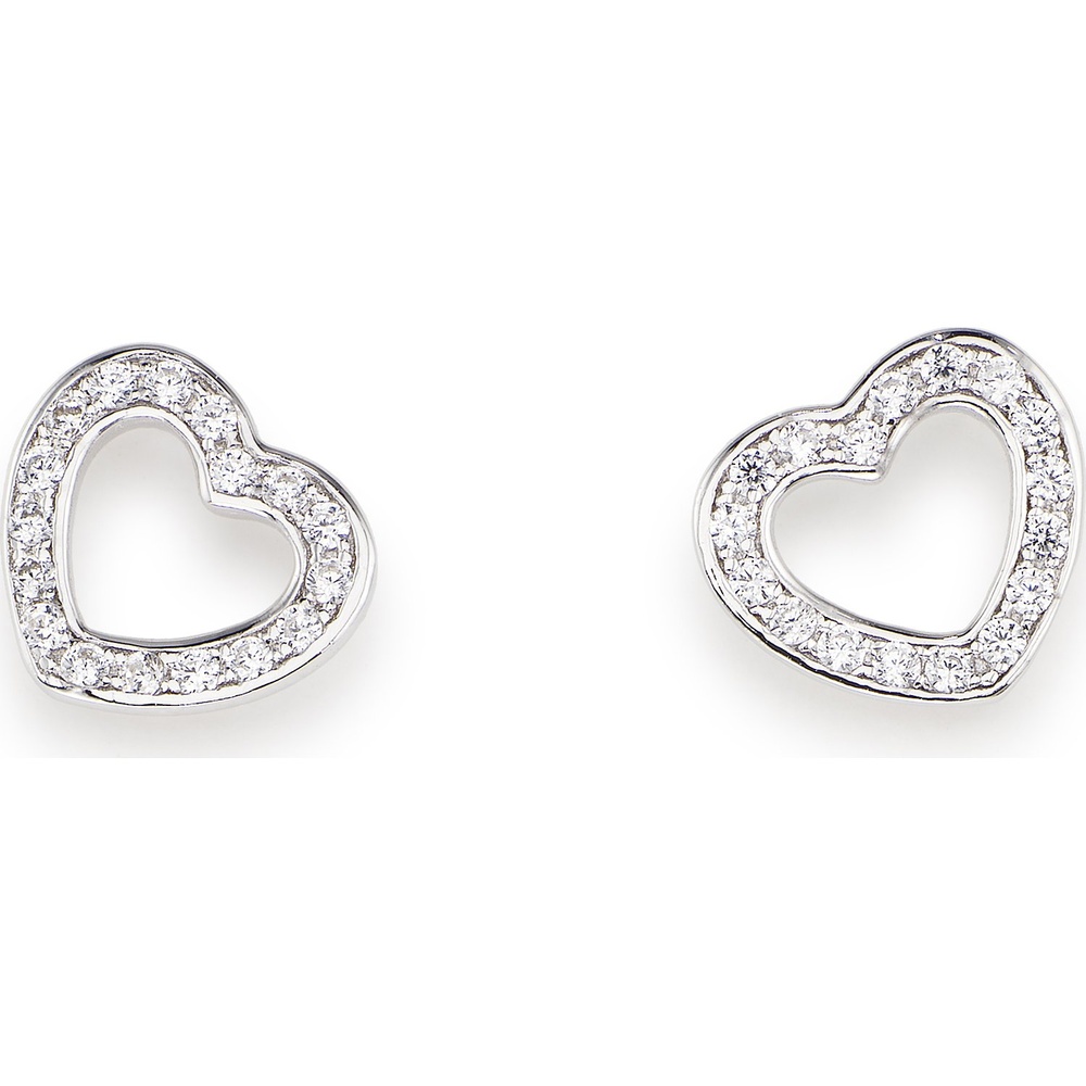 AMEN Boucles d'oreilles à fermoir à poussette 925 Argent Boucles d'oreilles
