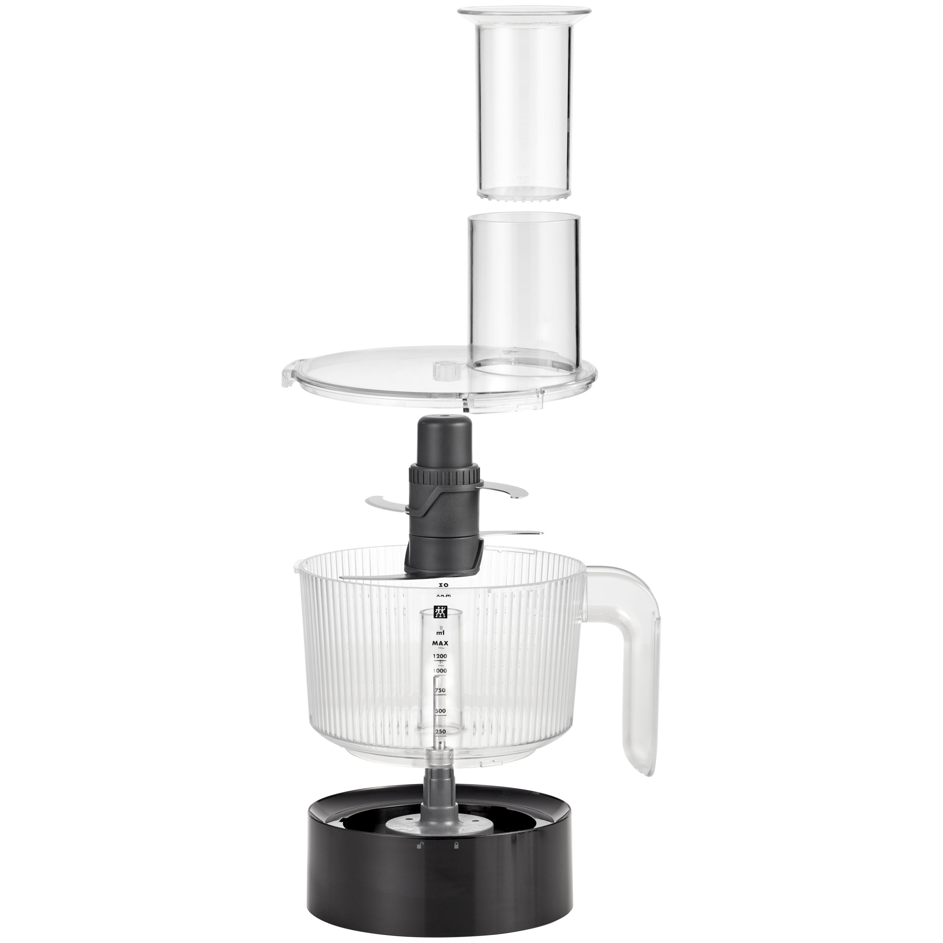 Küchenmaschine Zubehör 1,2 l, Schwarz
