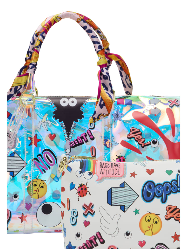 myMo Tote Bag Tote Bag in Blue Multicolor günstig kaufen onesize