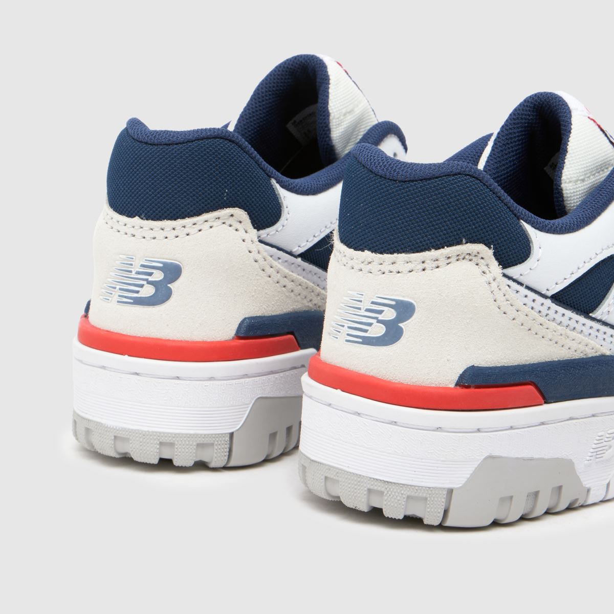 New Balance vita multifärgade 550 pojkar/ungdomsskor