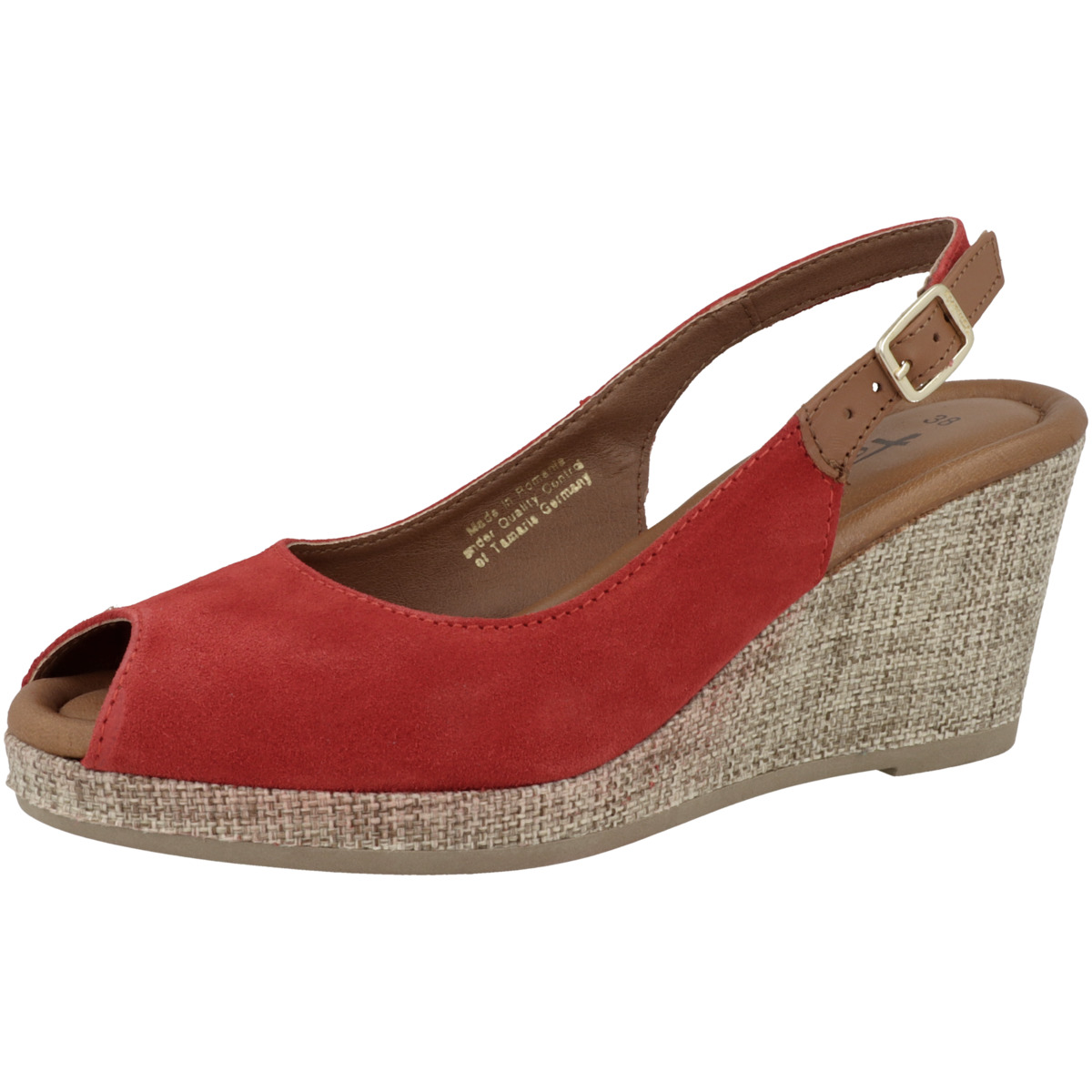 Tamaris 1-28375-20 Keilsandale rot