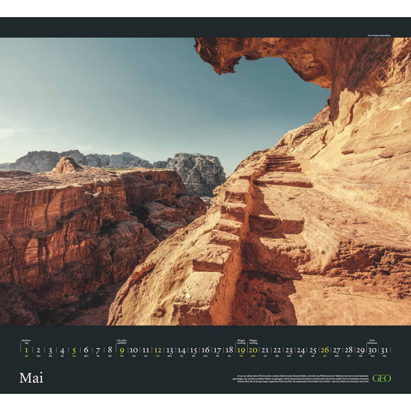 GEO KLASSIKER: TRAUMPFADE 2024 - WAND-KALENDER - Kalender