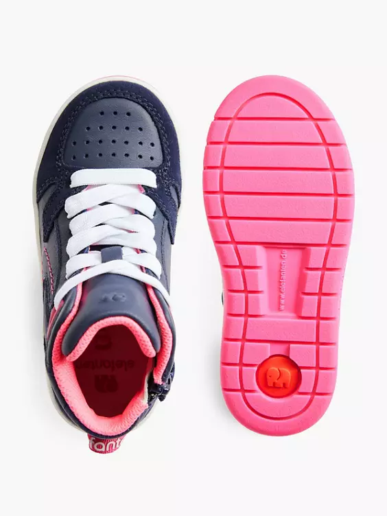 elefanten Hoher Leder Sneaker Bloom