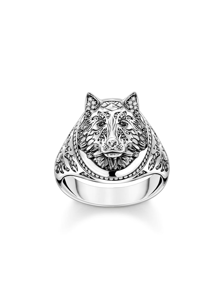Thomas Sabo Ring in silber, weiß, schwarz günstig kaufen