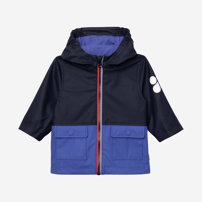 Parka bébé bicolore bleu Catimini