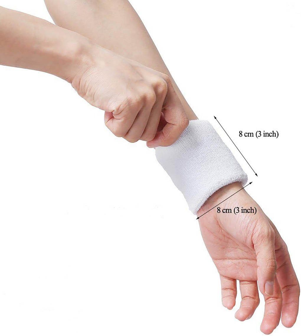 Runxizhou Schweißband Schweißband Handgelenk schweissband Herren Damen Absorbierende