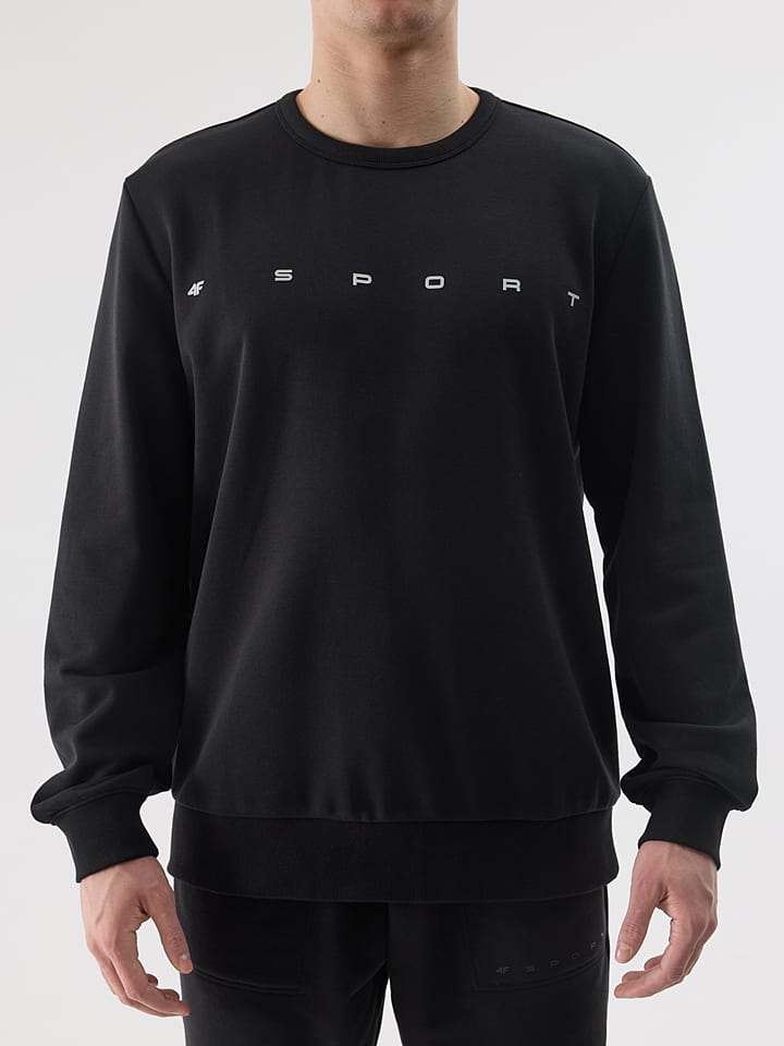 4F Sweatshirt in Schwarz günstig kaufen