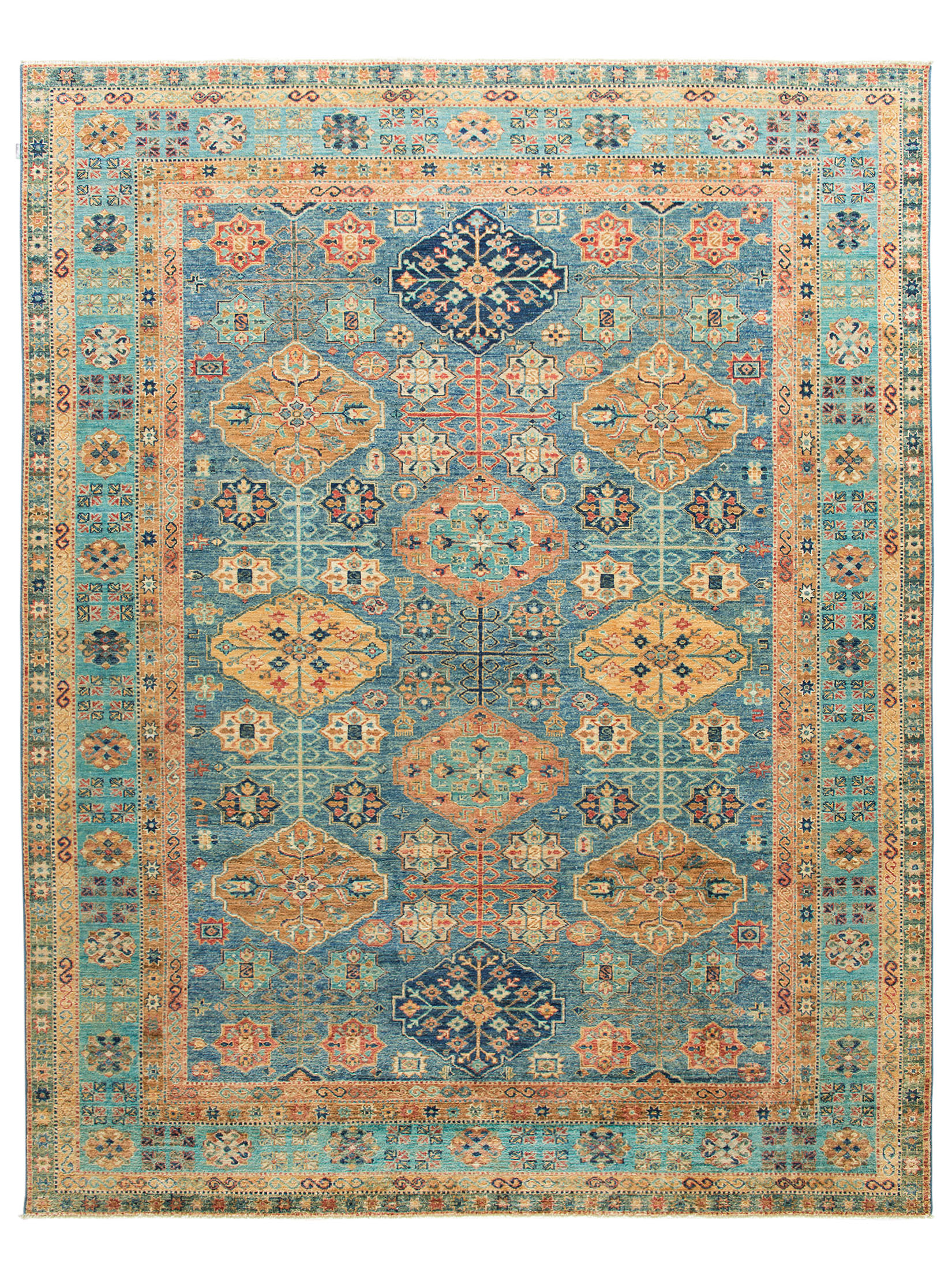 Kazak Ghazni ca. 240 x 308 cm, Unikat / Einzelstück