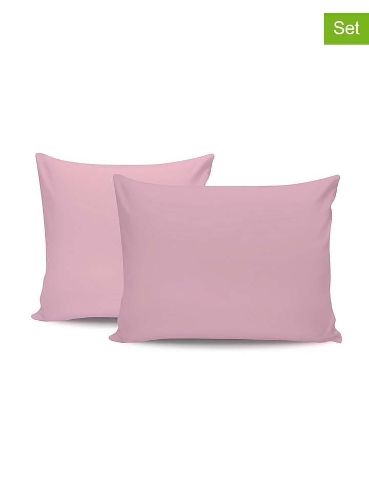 MIX&MATCH 2er-Set: Renforcè-Kissenhüllen in Rosa günstig kaufen