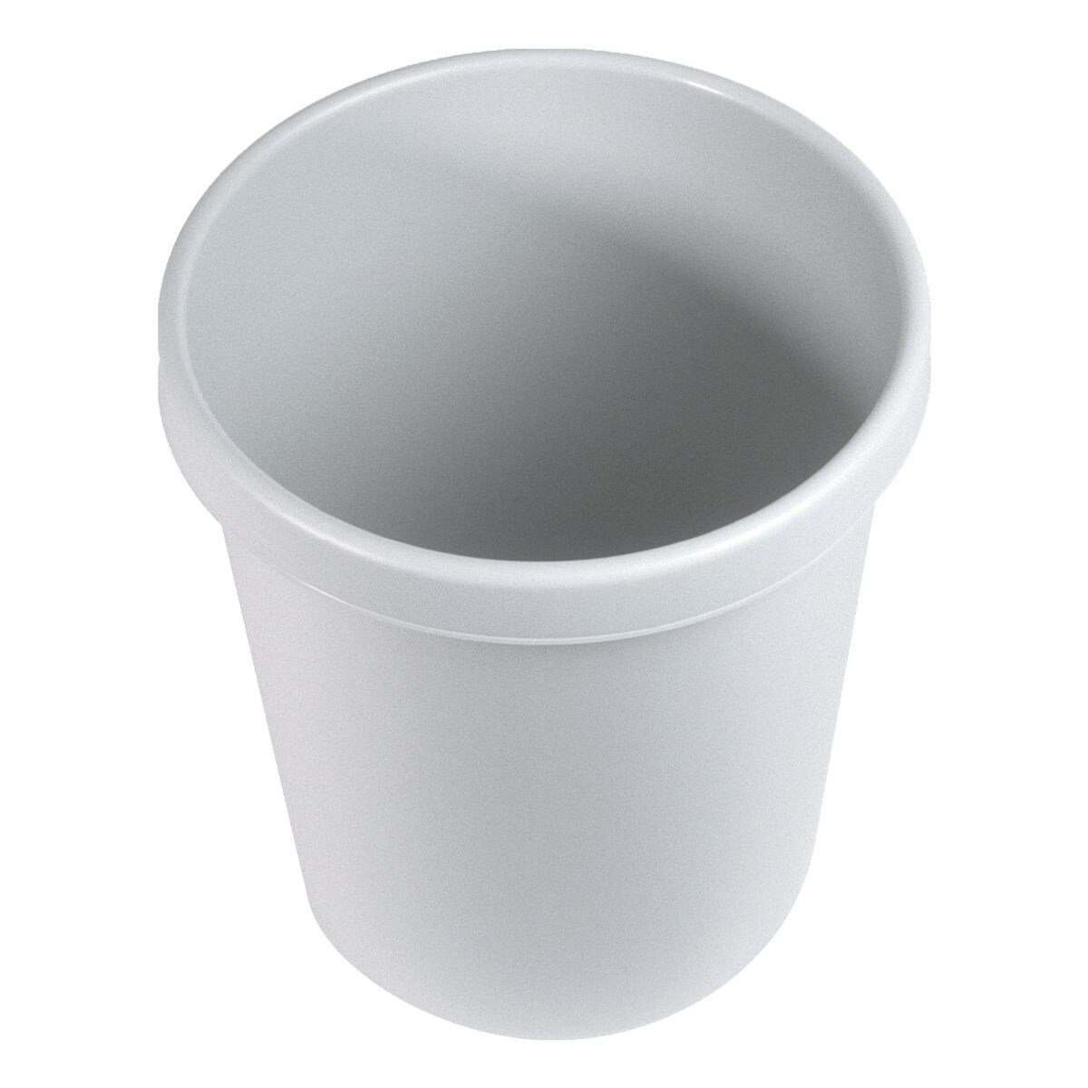 HELIT Papierkorb the german, 18 Liter, mit umlaufendem Griffrand