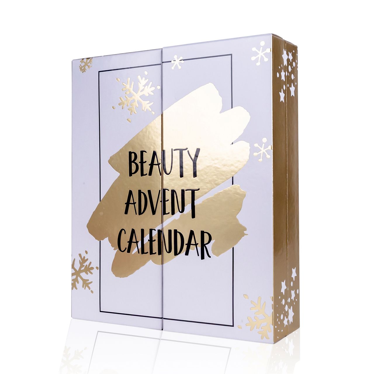 accentra Adventskalender Dekorativkosmetik GOLD in buchförmiger Box