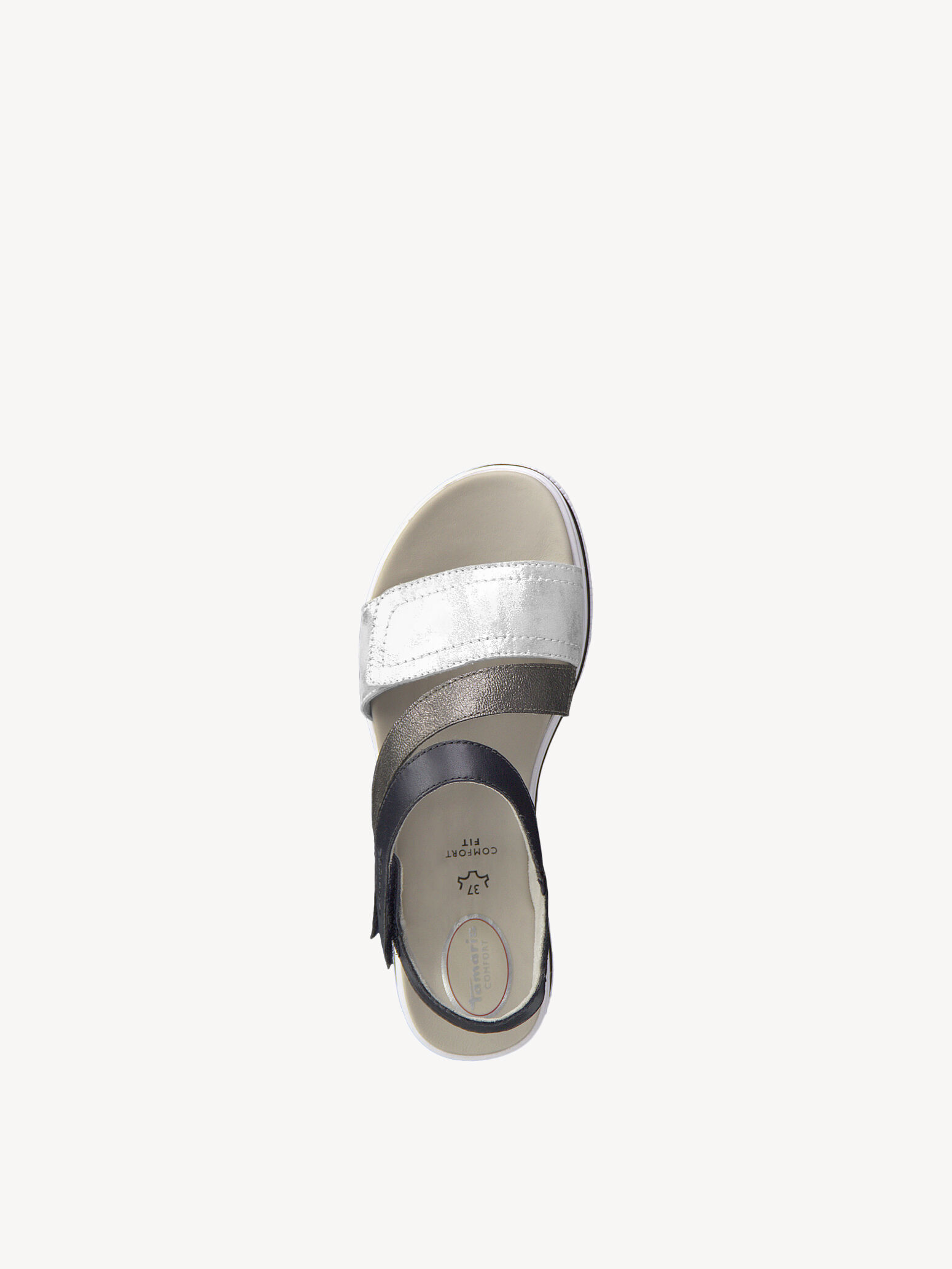Sandale en cuir - bleu