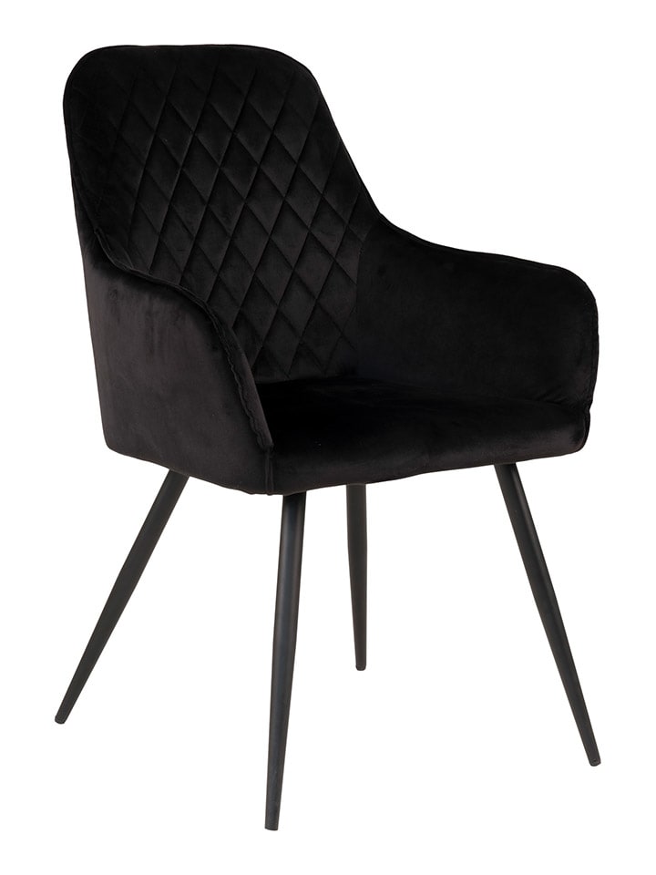 House Nordic 2er-Set: Esszimmerstühle in Schwarz - (B)65 x (H)87 x (T)57 cm günstig kaufen onesize