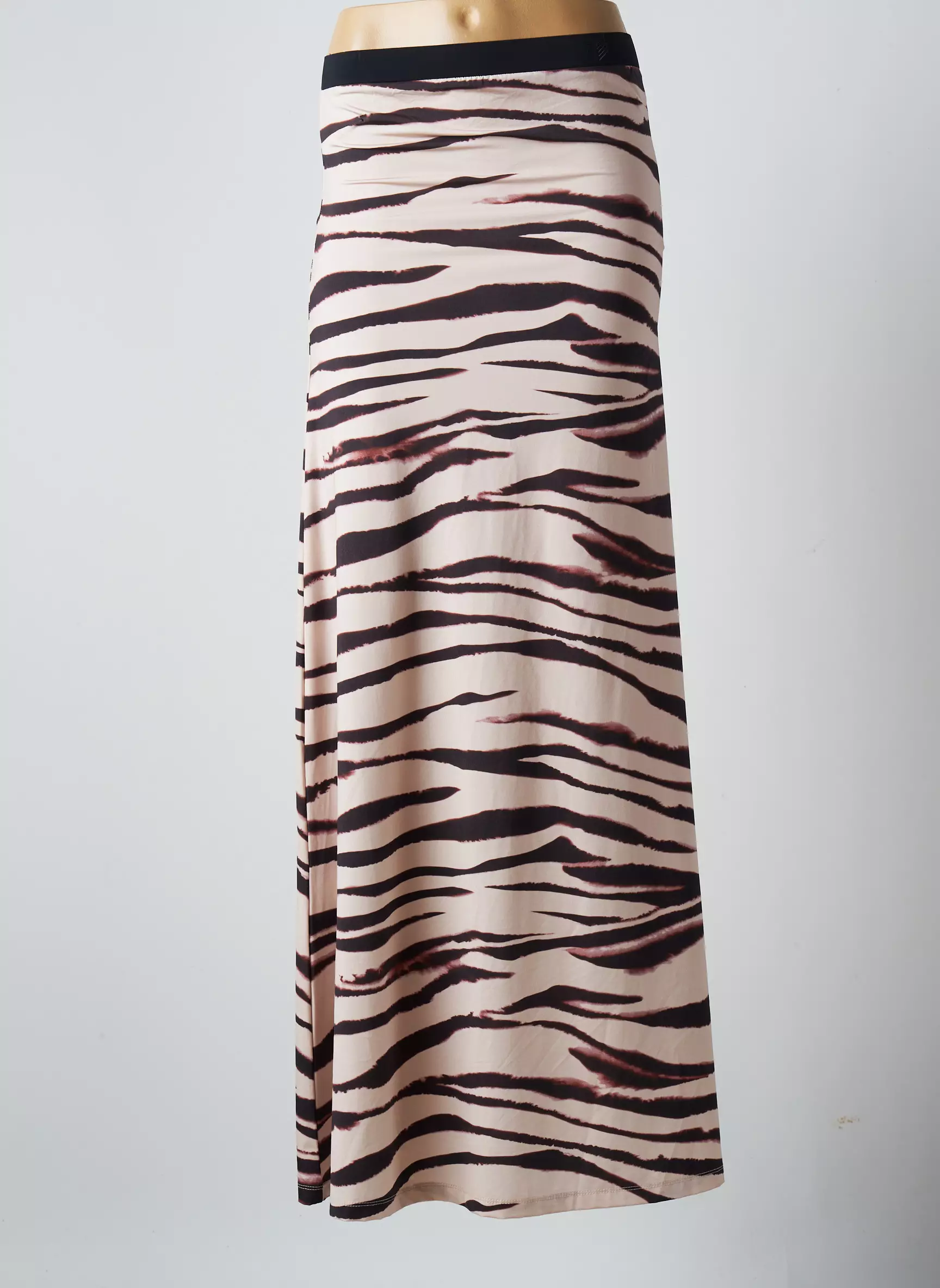 Hbt Jupes Longues Femme couleur beige