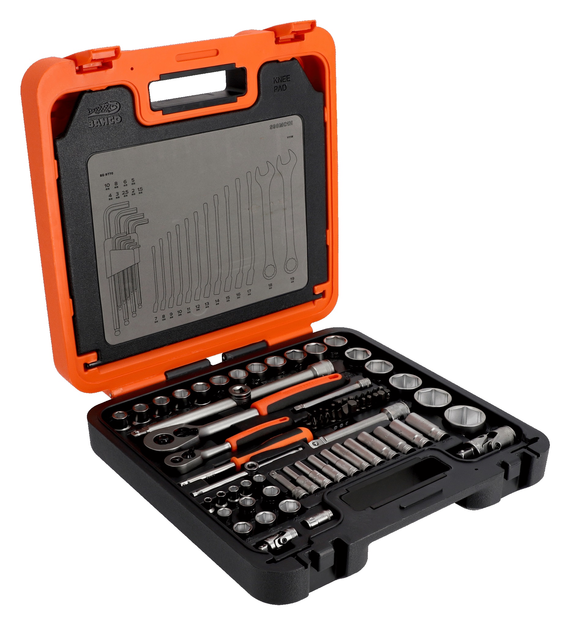 Bahco S98MC1H Set nasadnih i dubokih nasadnih ključeva 1/4