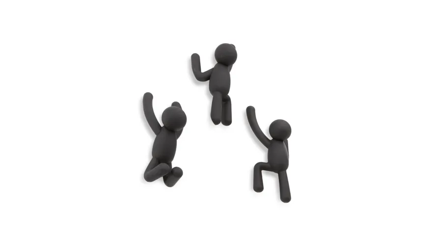 umbra Kleiderhaken Buddy Hook Schwarz 3er-Set