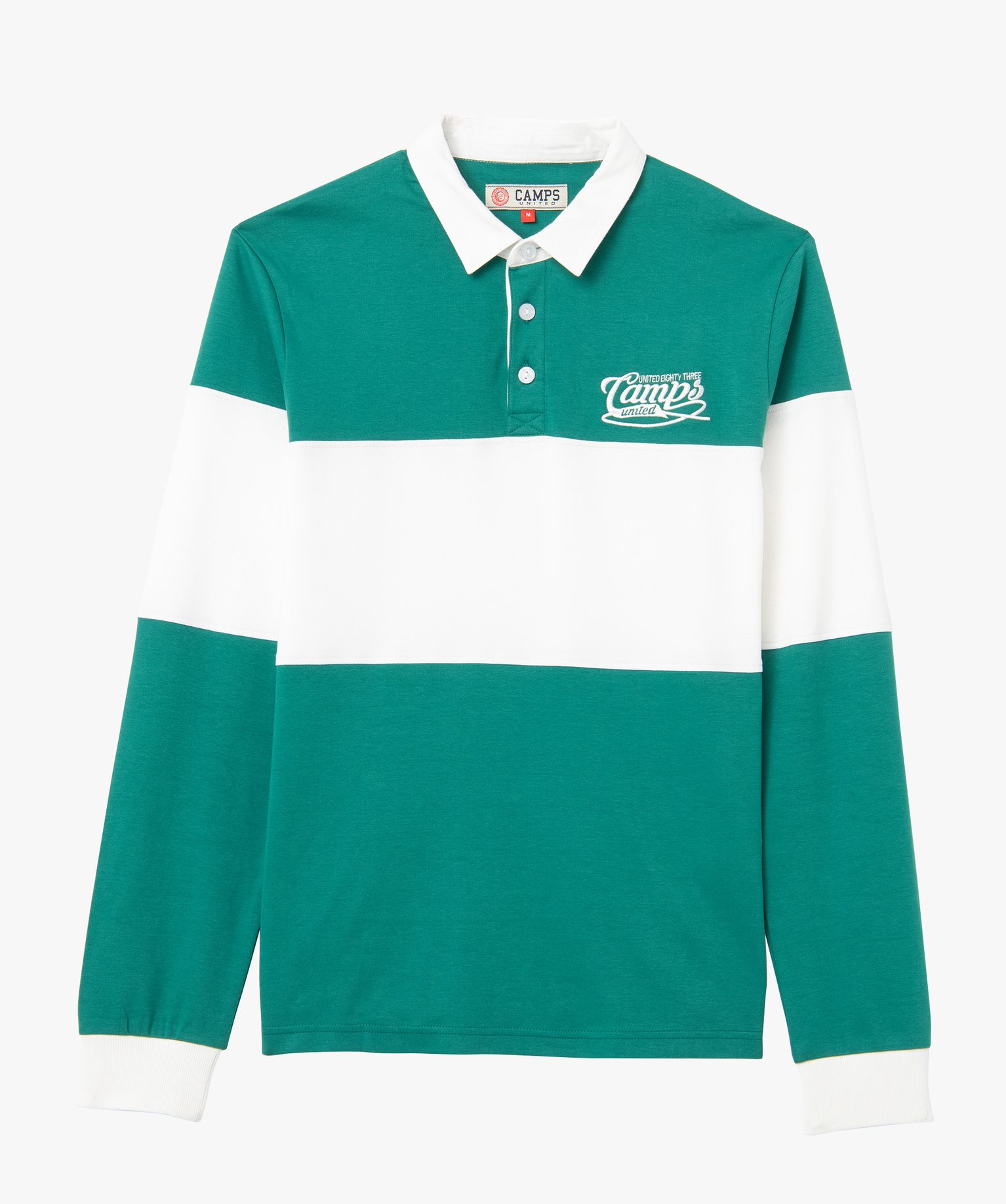Polo homme à manches longues bicolore - Camps United raye | GEMO