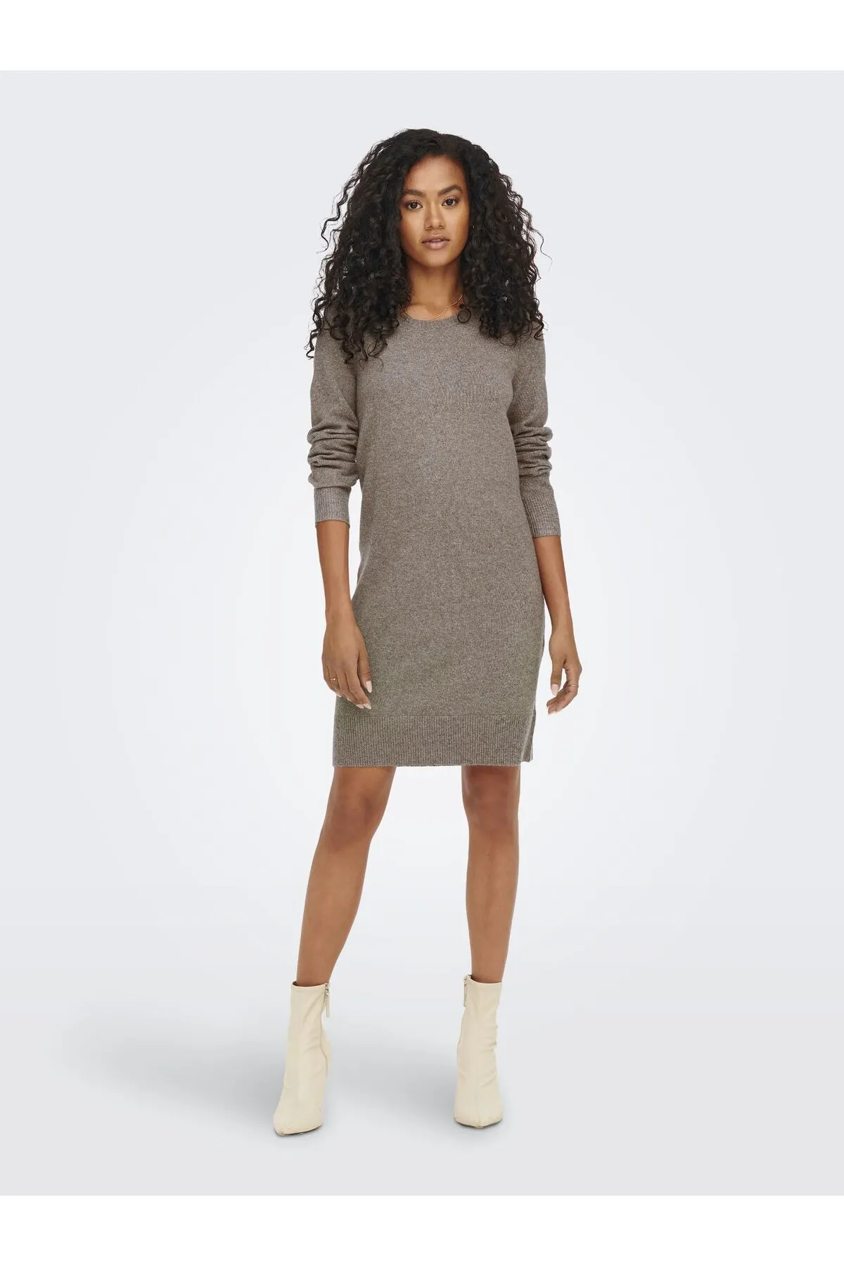 Only  Strickkleid ONLRICA L/S O-NECK DRESS KNT NOOS