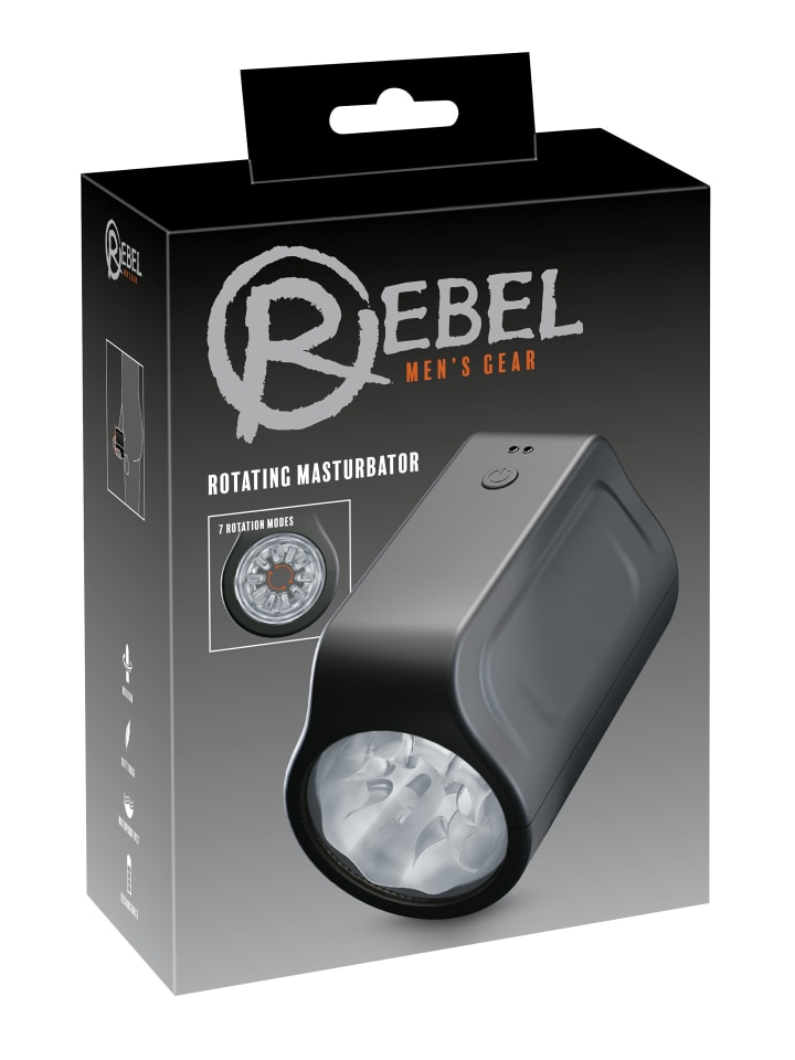 Rebel Masturbator Rotating Masturbator in schwarz günstig kaufen 122