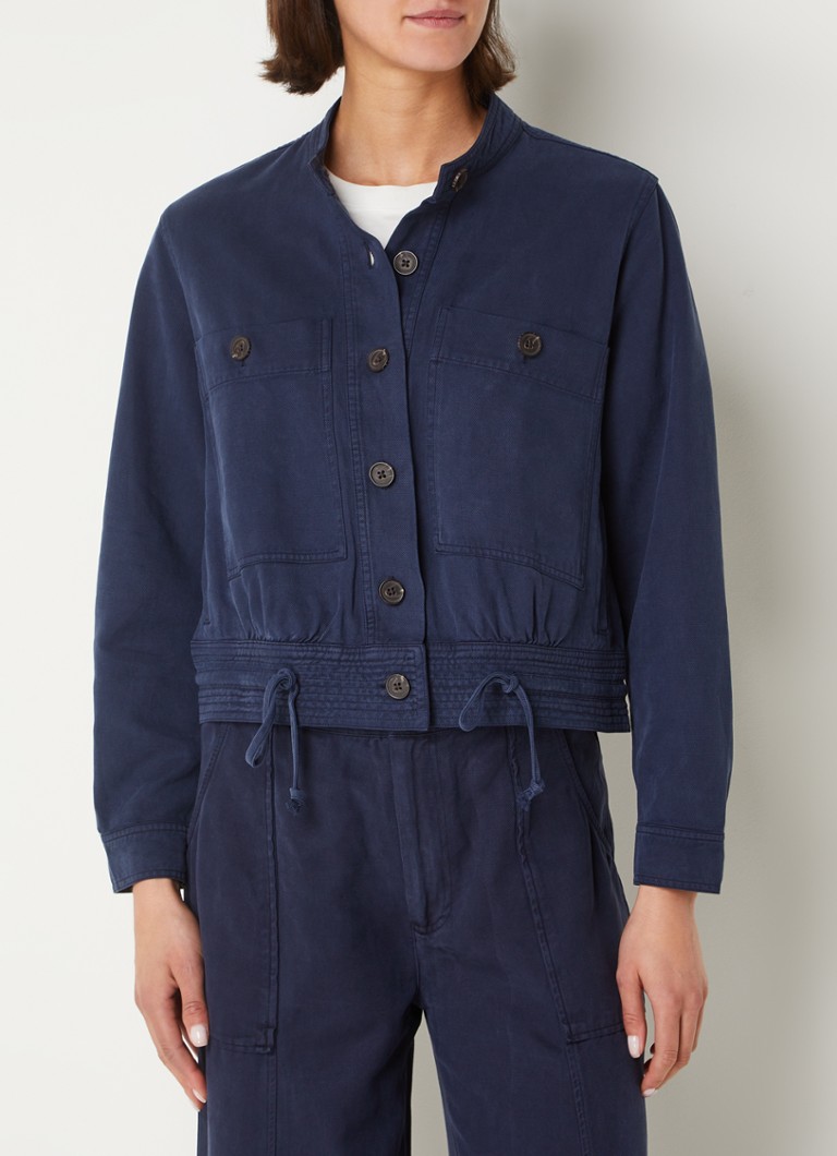 Rails Alma jacket in lyocell blend with chest and side pockets