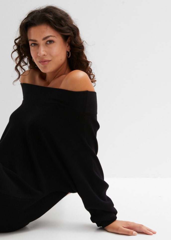 Off-Shoulder-Pullover