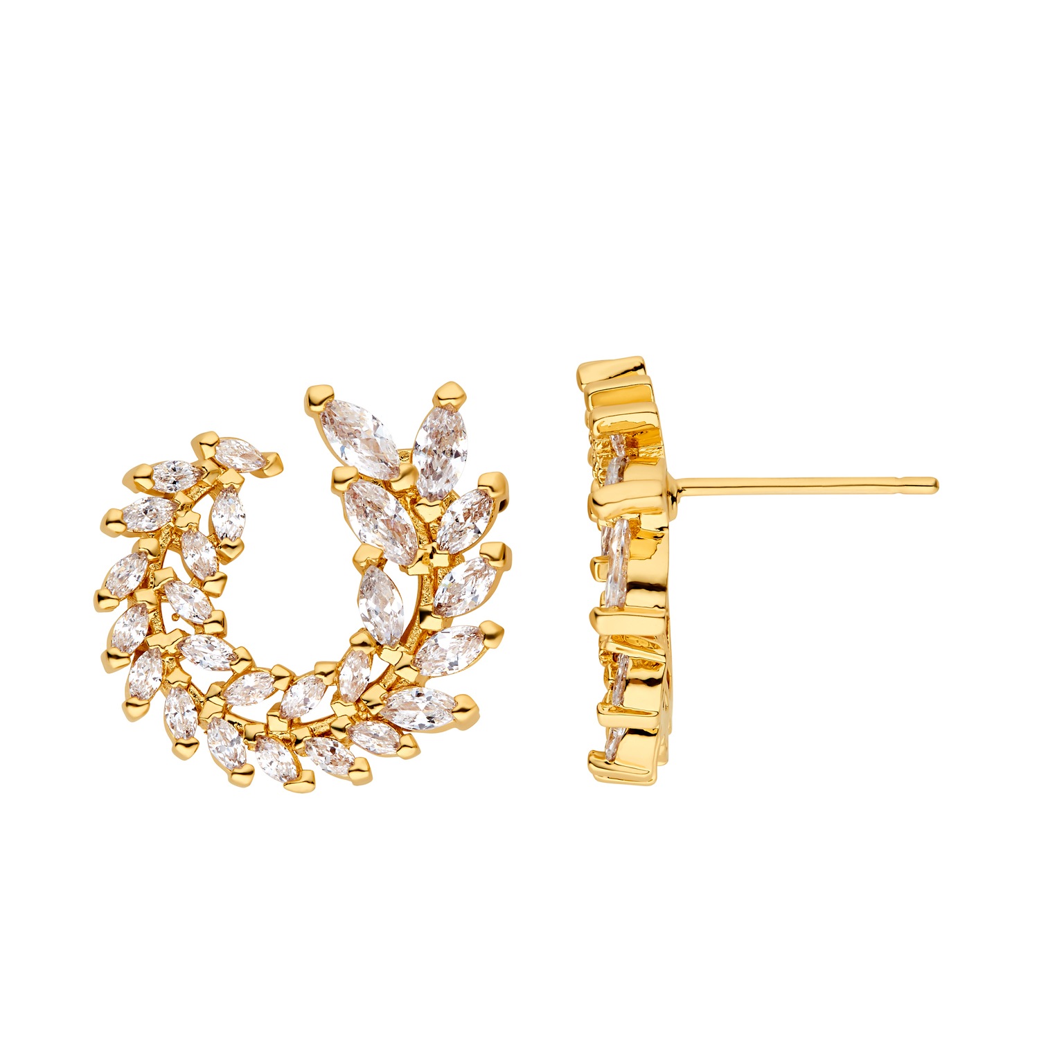 Heideman Plagula earrings in gold color