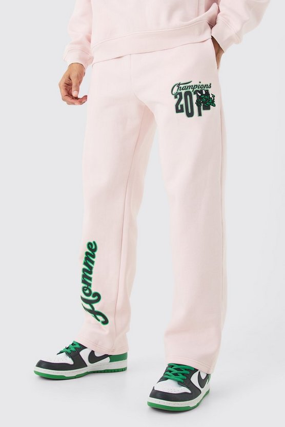 Lockere Jogginghose mit Applikation