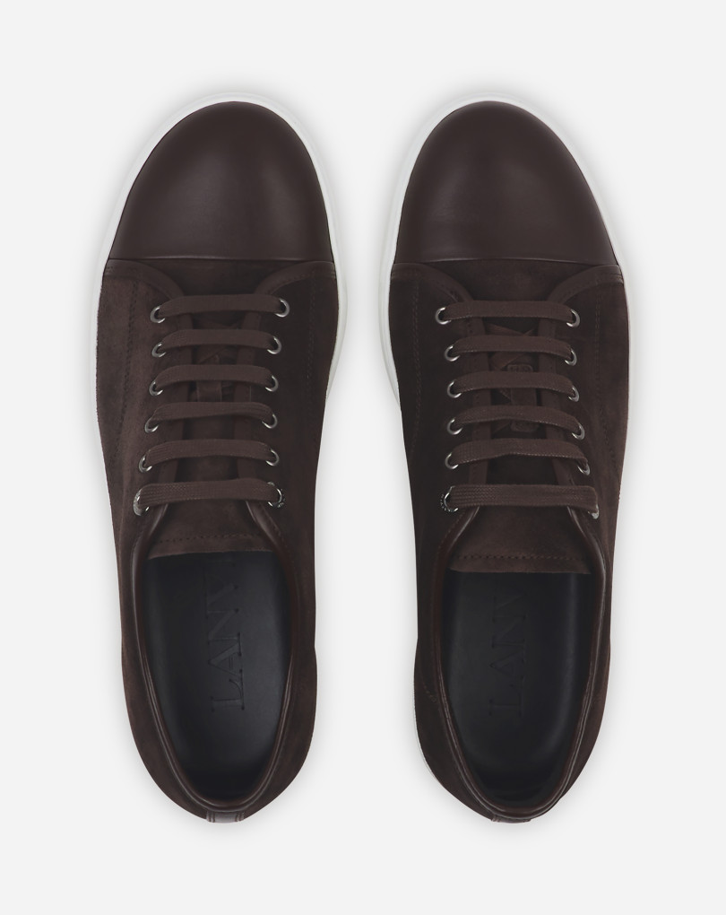 SNEAKERS DBB1 EN CUIR ET SUEDE