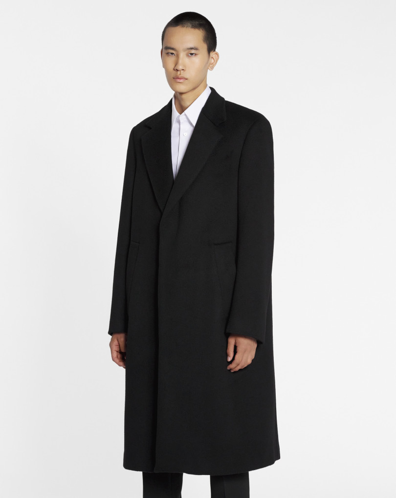 MANTEAU TAILLEUR SARTORIAL EN CACHEMIRE DOUBLE FACE