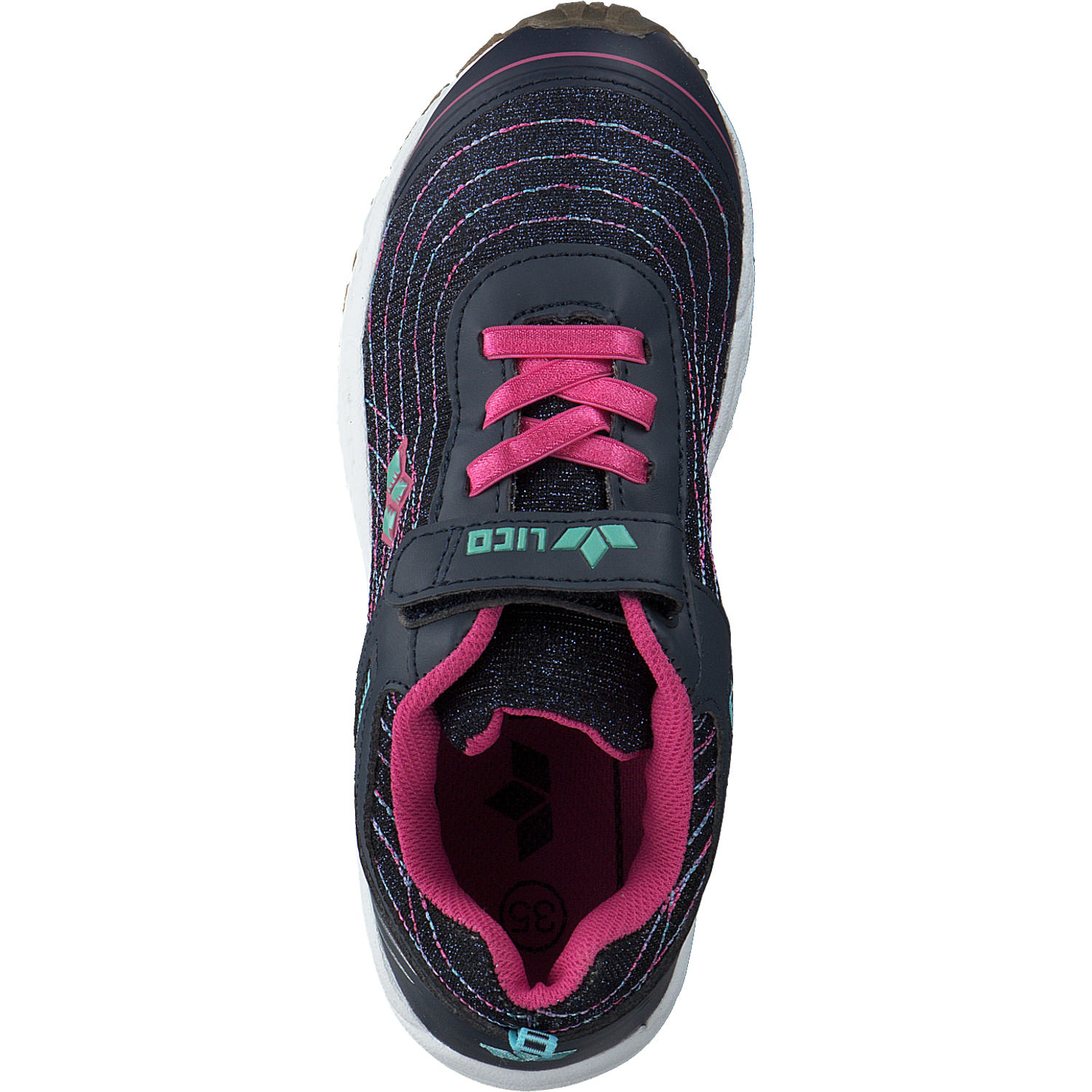 Geka Barney VS W, Sneakers Low, Kinder, marine/pink/tUErkis