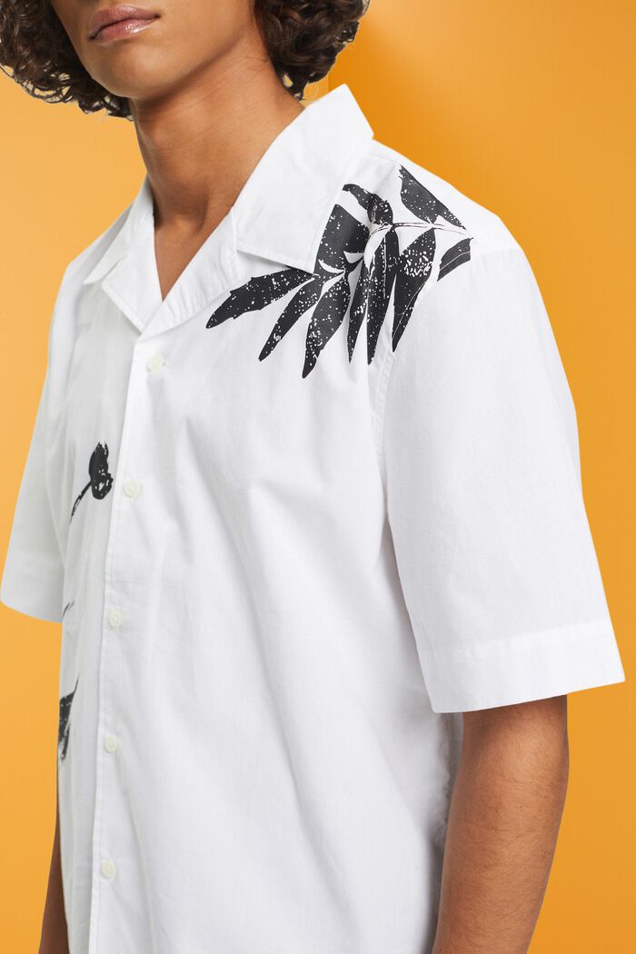 Hemd mit großem Blumen-Print